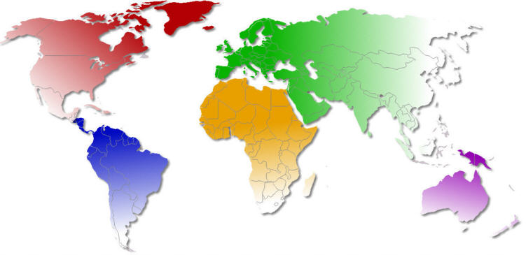 Color World Map